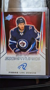 Pierre-Luc Dubois 2021-22 Upper Deck SPX Hockey - SPX Signatures Winnipeg Jets