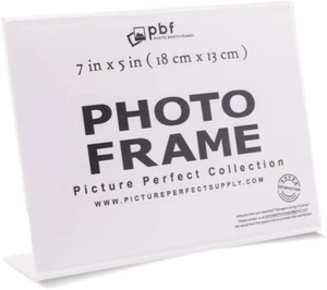 MASSIVE JULY PRICE DROP!! SHIPS FREE!!! Photo Frames - 6x4/7x5 Clear Acrylic - Picture 1 of 8