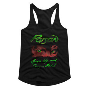 Poison Open Up And Say Ahh Women's Tank Top T Shirt Rock Music