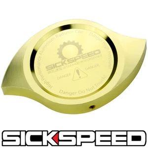 24K GOLD HIGH PERFORMANCE BILLET ALUMINUM RADIATOR PROTECTOR PRESSURE CAP P6 - Picture 1 of 1