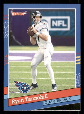 2021 Donruss Ryan Tannehill #91-26 Retro 1991 Tennessee Titans - Image 1 of 2