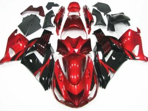 Kit de carrocería de carenado de inyección de plástico ABS para Kawasaki ZX-14R ZZ-R1400 06-11 - Imagen 1 de 9