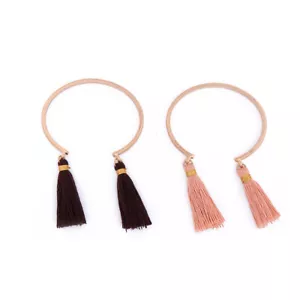 NUEVO Urban Anthropologie Neclar Pastel Paño Rosa Oro Pulseras - Imagen 1 de 1