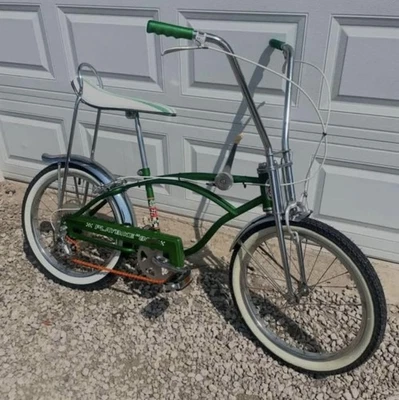 20 世纪 60 年代老式哥伦比亚 PLAYBIKE 88 英寸 3 速自行车 — 第 1/4 张图片