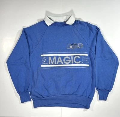 Sudadera De Colección Orlando Magic NBA S-M Cuello Redondo 1989 Azul Retro Baloncesto EE. UU. Foto 1 de 4