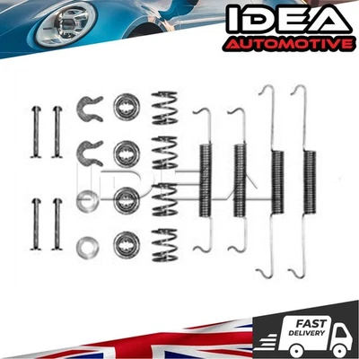 Brake Shoes Fitting Kit Rear Idea Fits VW Beetle 1.2 1.3 1.5 1.6 1.8 608052200 - Image 1 of 4