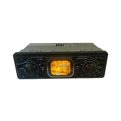 Radio estéreo FM para automóvil Pantalla de segmento LED Reproductor de MP3 BT Búsqueda automática de estaciones Foto 1 de 4