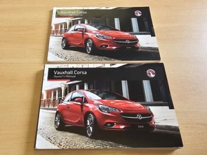 GENUINE VAUXHALL CORSA E  OWNERS HANDBOOK MANUAL PACK 2015 - 2019 + INFOTAINMENT - Picture 1 of 5