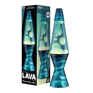 ® Lamp - 14.5" Night Swim - The Original Motion Light - White Wax and Blue Li... - Picture 1 of 6
