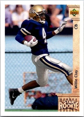 1992 Upper Deck - Willie Clay #7 (RC) - Image 1 of 2