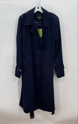 NWT Sam Edelman Women's Belted Navy Trench Coat - Size S - Image 1 of 4