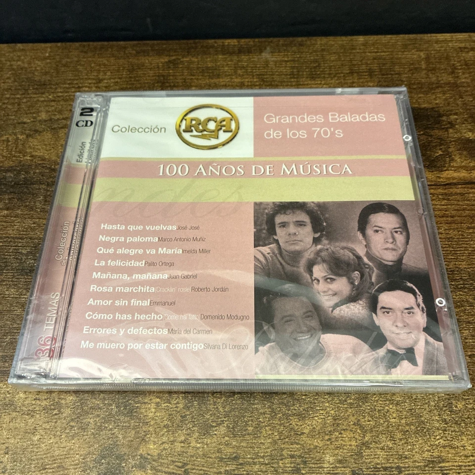 Colección RCA: Grandes Baladas De Los 70's (2 CD Set, 2003) BMG Latin New Sealed - Image 1 of 4