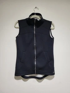 Betsey Johnson Performance Weste Damen Small Zip sportlich schwarz Trichterausschnitt S - Bild 1 von 5