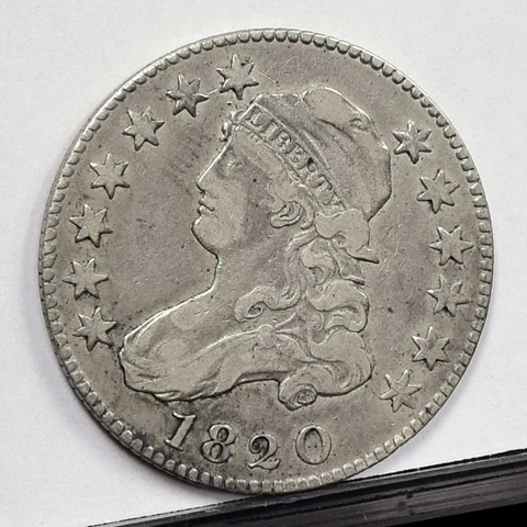 1820 Bust Quarter - Large 0 - VF Details, Old clean (#48480-Z) Cover
