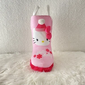 Sanrio Hello Kitty 2014 Peluche Rosa Navidad Medias Bota Mango Gato Difuso - Imagen 1 de 14