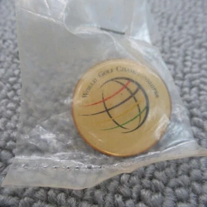 World Golf Championships Pin Enameled VTG PGA Golf Tournament lapel Tie Tack - Picture 1 of 4