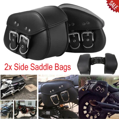 Bolsas de sillín impermeables para motocicleta Alforja Bolsa de equipaje para Harley Sportster 883 Foto 1 de 4