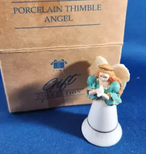 AVON Angelo Ditale Porcellana Oro 22k Accento Charming Collezione Decorativa 1999 - Foto 1 di 6