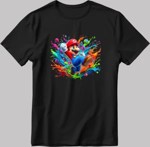Camiseta Super Mario manga corta para hombre y mujer N213 - Imagen 1 de 5