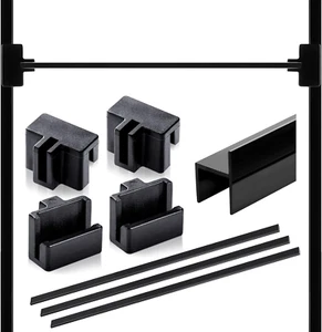 14 Pcs File Cabinet Rails Set 1/2 Drawer Sides Hanging File Rail Clips PVC Stora - Picture 1 of 12