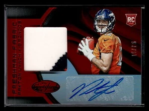 2016 Panini Certified #209 Paxton Lynch Freshman Fabric Rookie Auto /75 Red - Picture 1 of 2