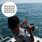 40 Pcs Ceramics Top Ring Guide Eye Fishing Tackle Supplies