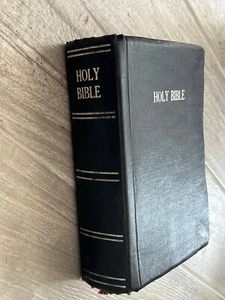 Vintage Holy Bible KJV Large Type - Thumb Index Spencer Press 1947 1952 - Bild 1 von 16