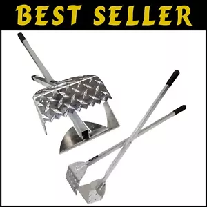 Heavy-Duty Dog Poop Scooper - Durable Aluminum Waste Shovel for Easy Cleanup - Picture 1 of 11