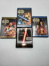 STAR WARS Complete Movie DVD Blu-Ray Lot Episodes I - VI - Prequels and Original