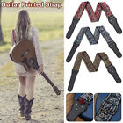 Adjustable Guitar Strap Vintage Pure Cotton National Style for Guitar Bass 