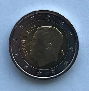 SPAIN - 2 € circulation coin 2016 - King Felipe VI UNCIRCULATED - Picture 1 of 1
