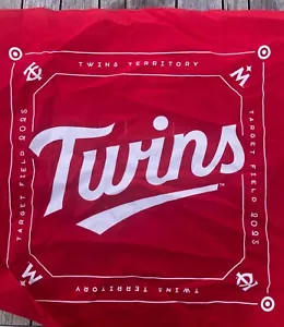 2025 MINNESOTA TWINS TARGET Homer Hanky HANKIE TOWEL Red Rally Towel - Picture 1 of 7