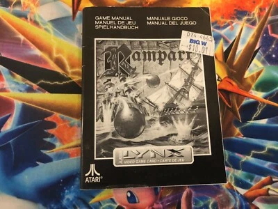 Rampart Atari Lynx  MANUAL ONLY OZ SELLER  - Image 1 of 2
