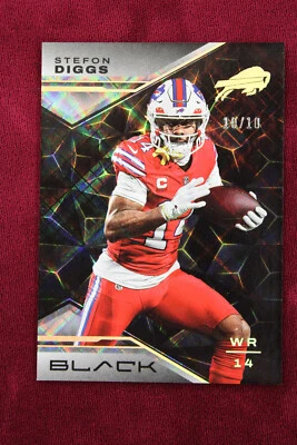 2023 Panini Black GOLD Stefon Diggs SP 10/10! Bills - Image 1 of 3