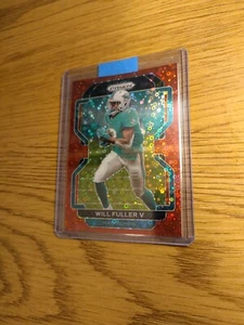2021 Panini NFL Prizm Red Disco Will Fuller V /50 - Picture 1 of 2