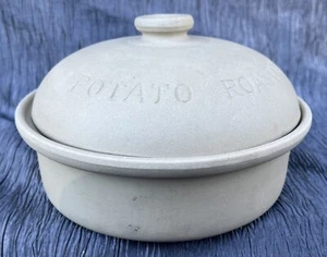 1994 Superstone Baker Sassafras ceramic Potato Roaster EUC Made in USA - Picture 1 of 5