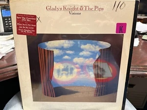 GLADYS KNIGHT & THE PIPS Visions LP 1983 Columbia FC 38205 INNER SHRINK HYPE AD - Picture 1 of 2