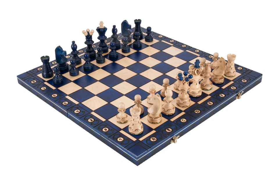 The Blue Ambassador Chess Set - Image 1 of 4