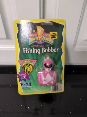 MIGHTY MORPHIN POWER RANGERS ADVENTURE TEAM FISHING BOBBER de ZEBCO PINK ¡GUAU! Foto 1 de 4