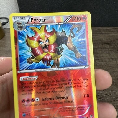 Pyroar 12/119 Phantom Forces Reverse Holo Pokemon Card Rare - Image 1 of 4