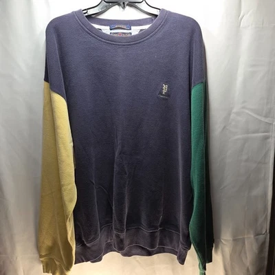 Moletom Tommy Hilfiger golfe vintage marinho masculino manga longa gola redonda 2x - Imagem 1 de 4