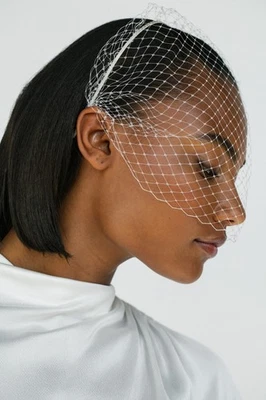 Jennifer Behr Birdcage Veil - Image 1 of 4