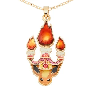 Collana Pokemon Center Accessorio Originale Terastal Flareon Evolution JPN  - Foto 1 di 2