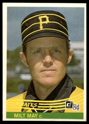 1984 Donruss Milt May #386 Pittsburgh Pirates - Image 1 of 2