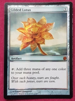 Magic The Gathering FROM THE VAULT TWENTY FOIL GILDED LOTUS card MTG FTV - Image 1 of 2