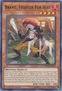 Bravo, Fighter Fur Hire - MP19-EN249 - Common - 1st Edition - Near Mint - Picture 1 of 1