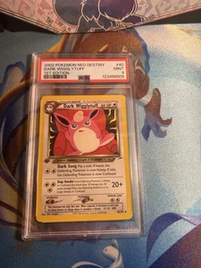 2002 Pokemon Neo Destiny #40 Dark Wigglytuff 1st Edition PSA 9 - Picture 1 of 2