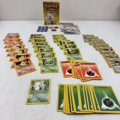 WotC Pokémon Juego de Cartas Coleccionables Neo Génesis Hotfoot Mazo Temático Abierto Completo Moneda de Metal Foto 1 de 4
