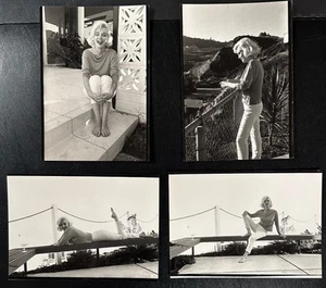 George Barris, Juego de 4 Marilyn Monroe, fotos originales del negativo original - Imagen 1 de 2