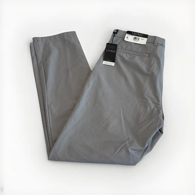 Pantalón de vestir Ralph Lauren Black Label nuevo con etiquetas gris jaspeado Norton Active para hombre 36x32 Foto 1 de 4